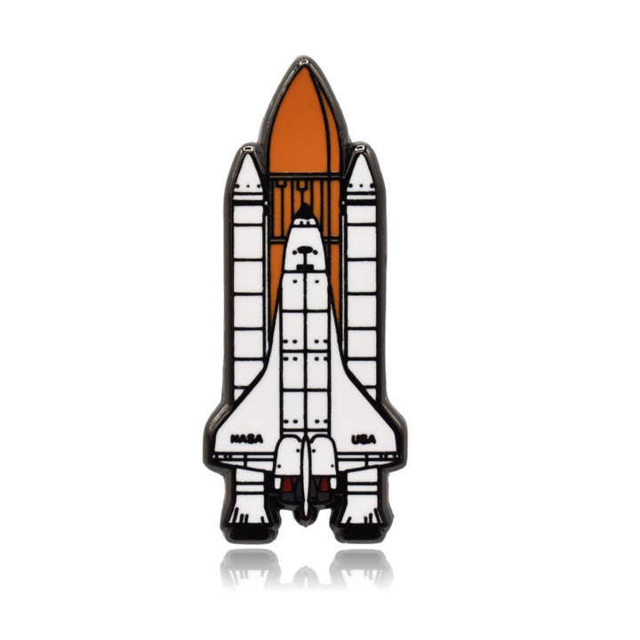 NASA Space Shuttle Hard Enamel Pin for wholesale on Faire