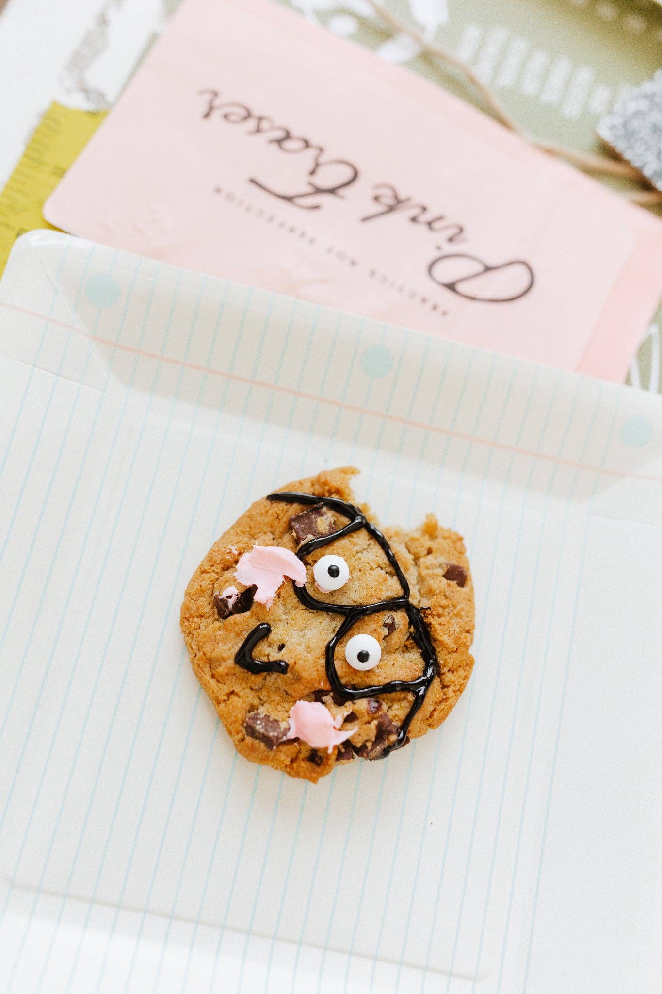 My Mind’s Eye – Prato descartável por atacado – BTS940 - Occasions By Shakira - Pratos de papel com estampa de caderno para volta às aulas8