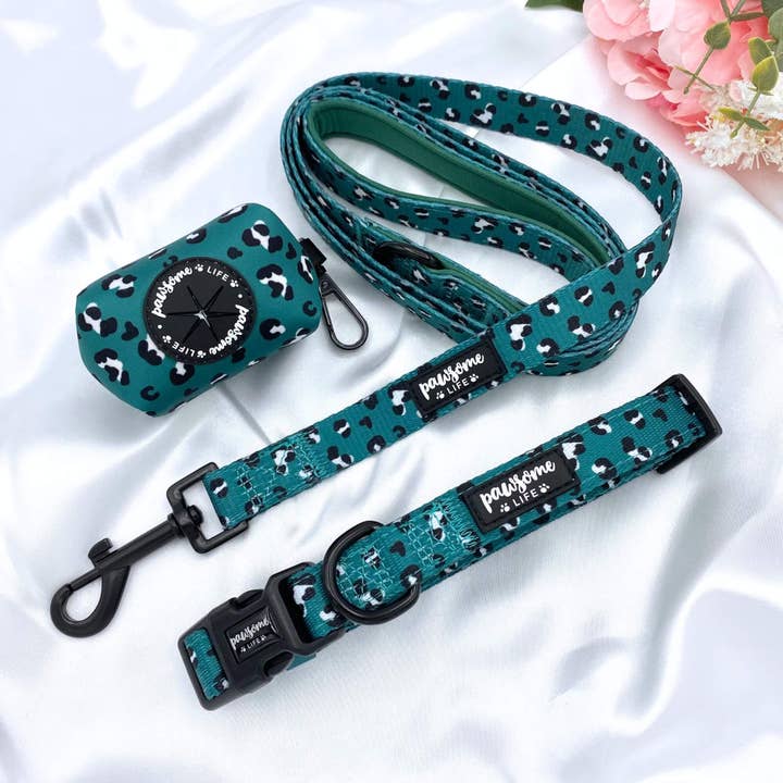 Pawsome Life - Wholesale Pet Leash - Dog - Green Leopard Dog Lead4