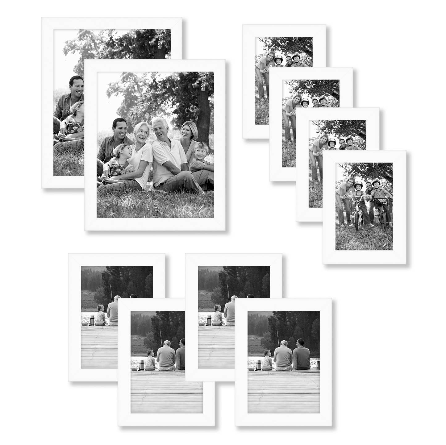 Americanflat - Wholesale Picture Frame - Americanflat Gallery Wall Frame Set (10 Pack)4