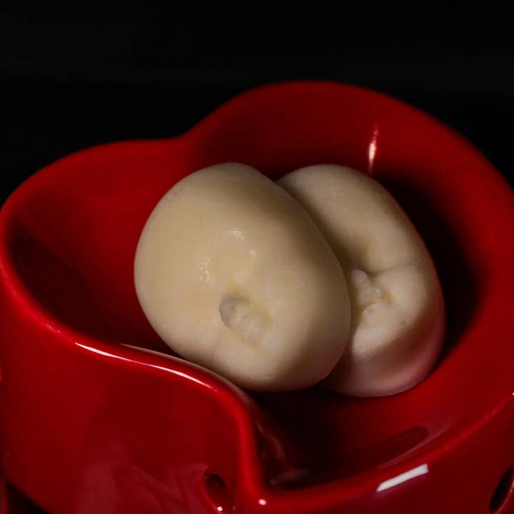 Dolls Head Wax Melts (scented, plant-based, cruelty-free) for wholesale by RinkyDink Candles