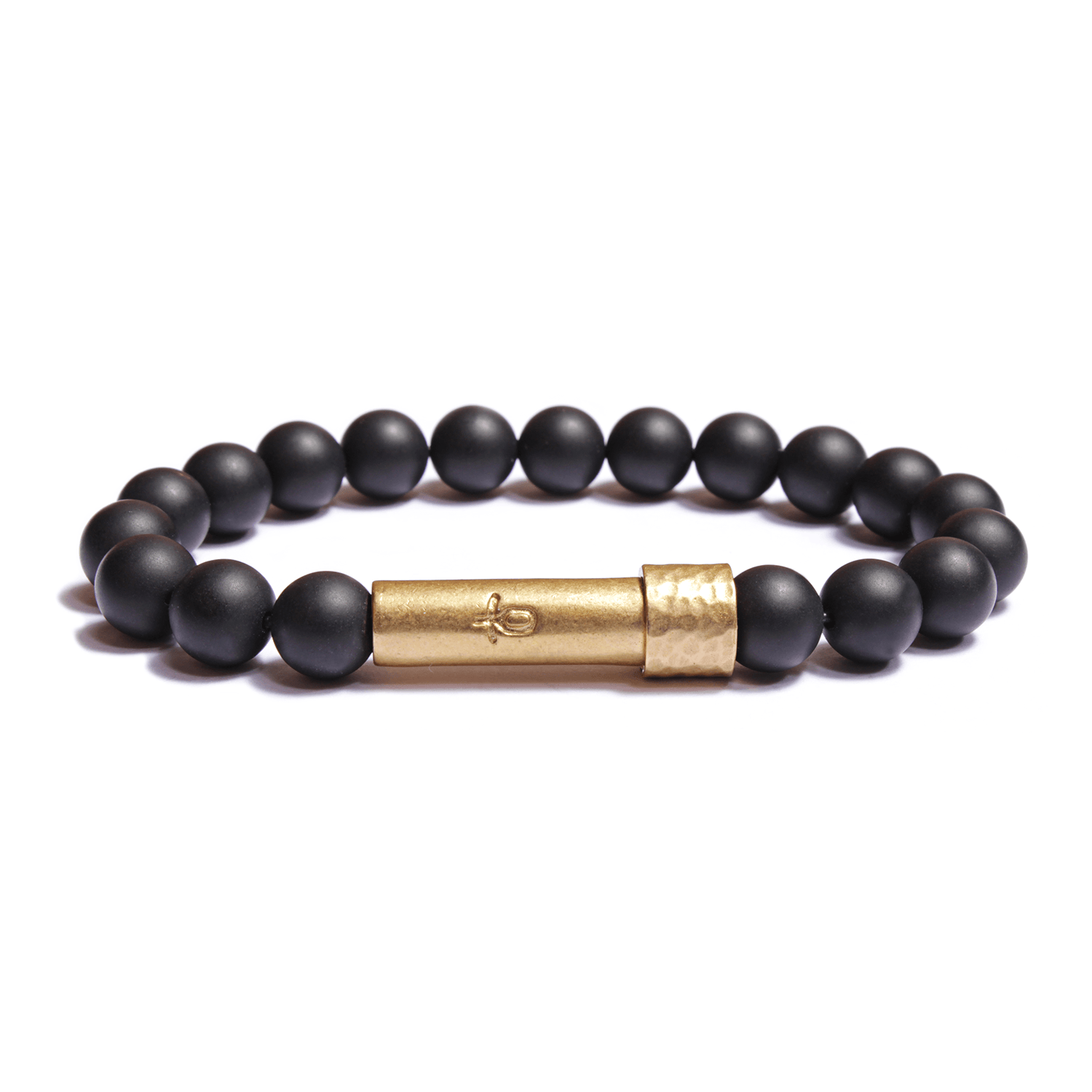 Wishbeads - Wholesale Beaded Bracelet - Matte Black Onyx Intention Bracelet1