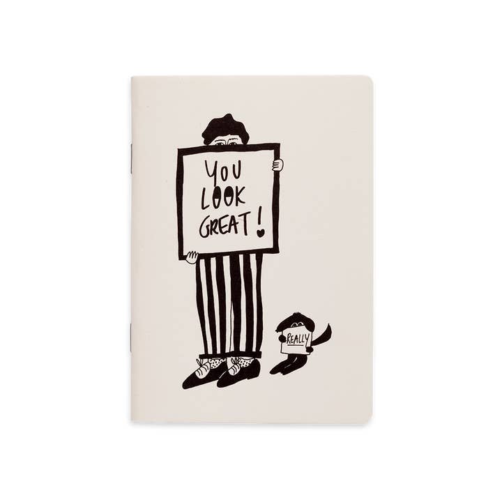 notebook A6 you look great team for wholesale by helen b