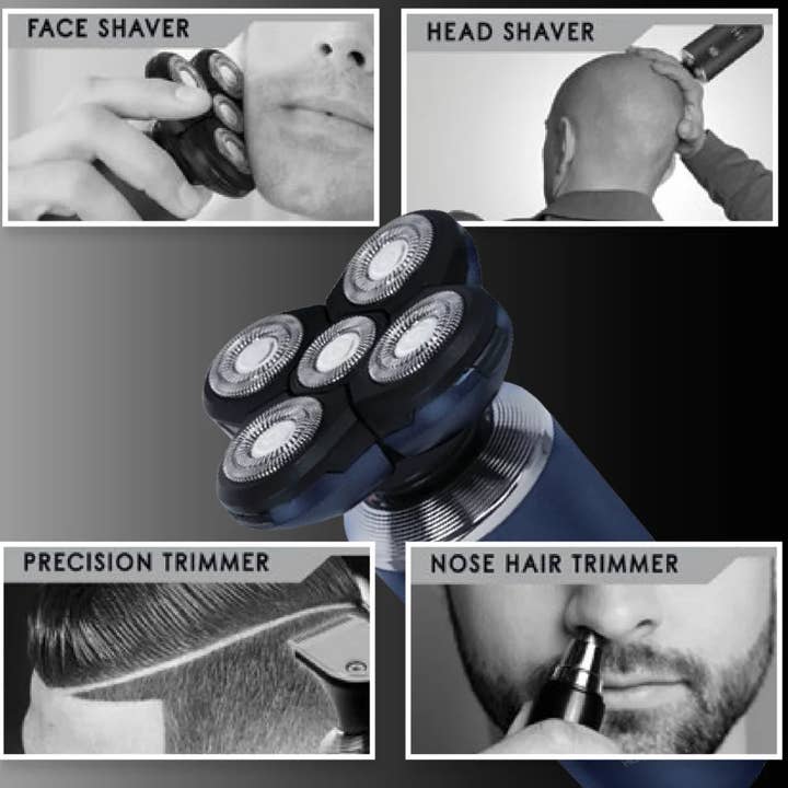 Annie International, Inc. - Wholesale Electric Shaver - Men's - Hot & Hotter 4 in 1 Head Shaver & Grooming Kit3
