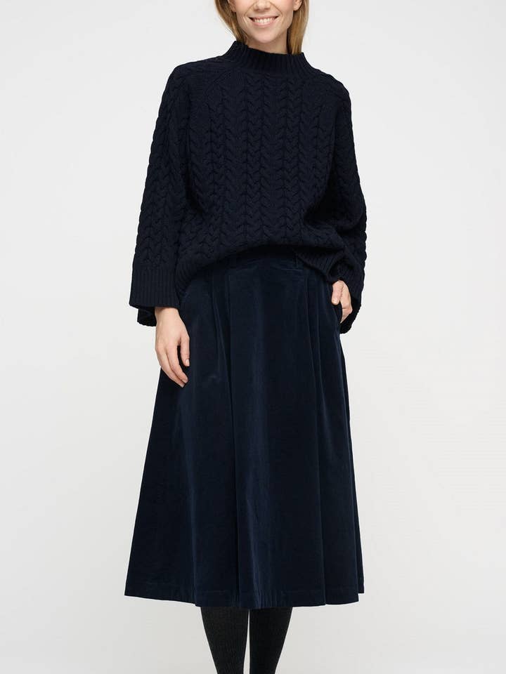 poem skirt corduroy for wholesale by moshi moshi mind