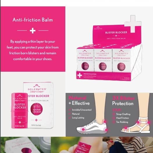 Solemates – wholesale Foot cream – Blister Blocker - Natural, Anti-Friction Balm8