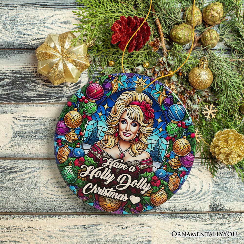 OrnamentallyYou - Wholesale Ornament - Have a Holly Dolly Christmas, Marvelous Country Keeepsake3