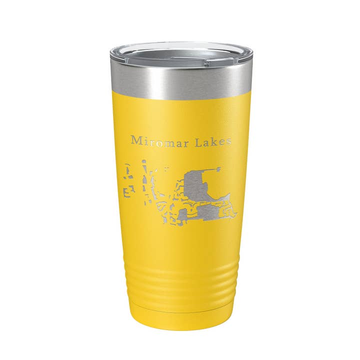 CarveBright - Wholesale Insulated Mug/Tumbler - Miromar Lakes Lake Como Map Tumbler Travel Mug Insulated Laser Engraved Coffee Cup Florida 20 oz4