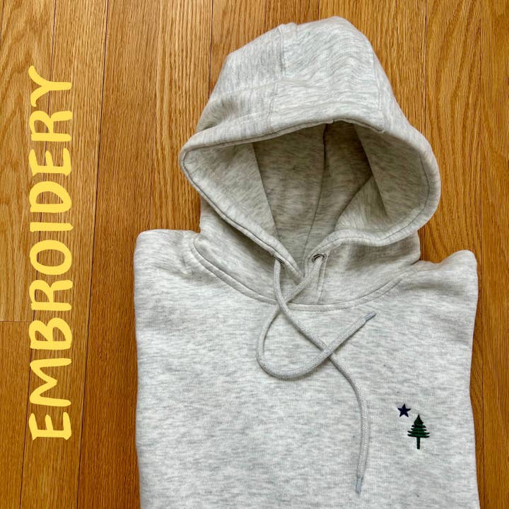 ERJ Studio - Wholesale Hoodie - Unisex - Maine Flag Embroidered Hoodie Sweatshirt (Copy)