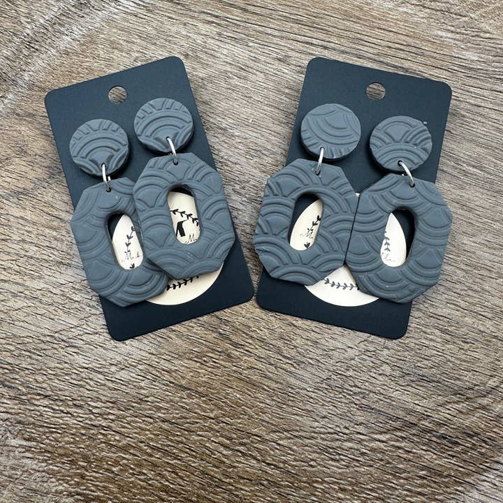 Octagon Polymer Clay Earrings for wholesale by Making with Molli