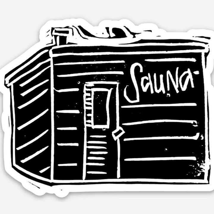 Sauna klistermærke for engroshandel hos The Bookhive