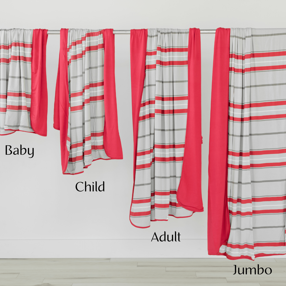 Pipermoon – Großhandel Überwurfdecke – Buffalo Erwachsenen-Wickeldecke - (Rot)8