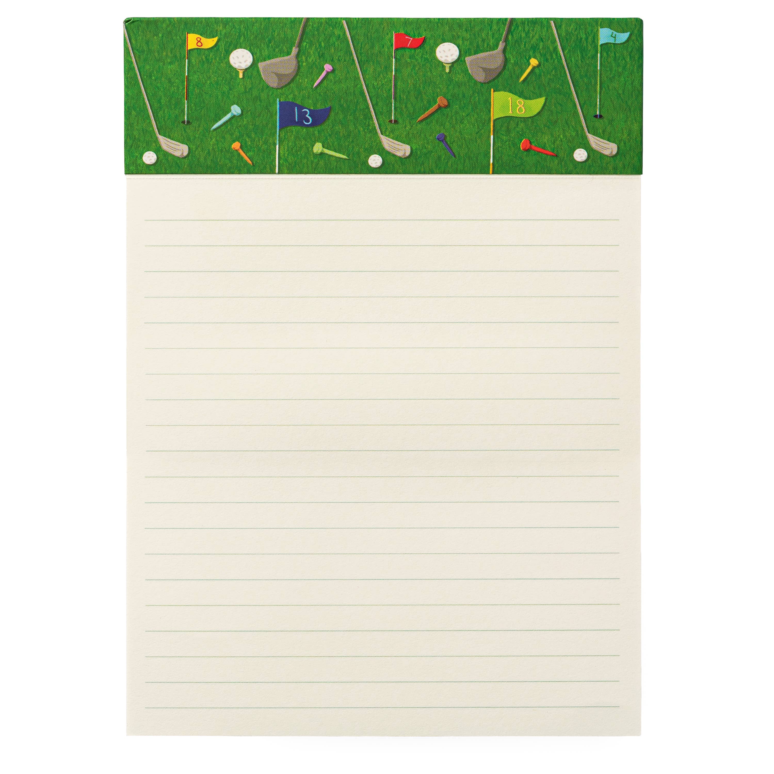 Karen Adams Designs - Wholesale Notepad - Golf Notepad1