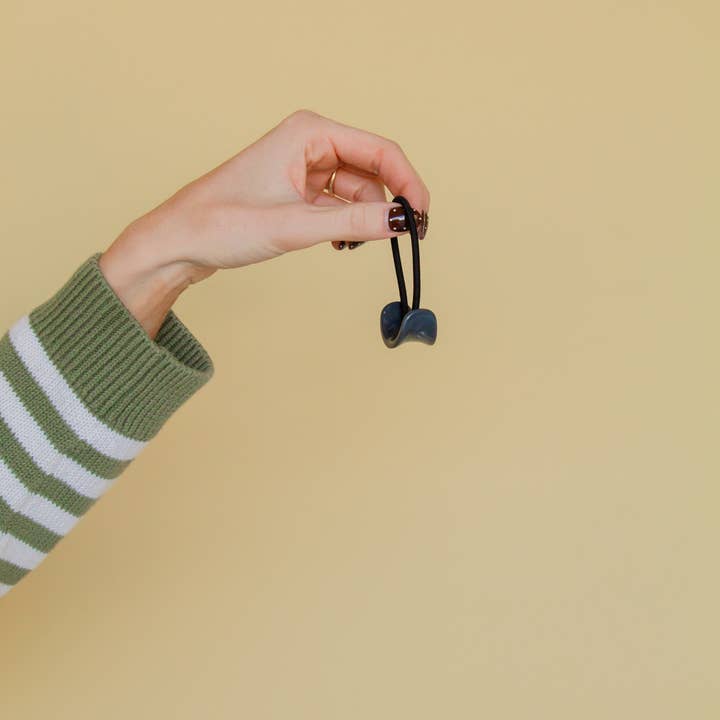 Shop Andi - Wholesale Hair Tie - Charcoal Ponytail Cuff3