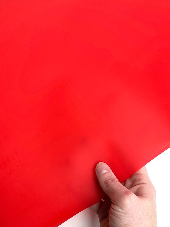 Red Jelly Vinyl - 18in x 53in Roll for wholesale by Sassafras Lane Designs
