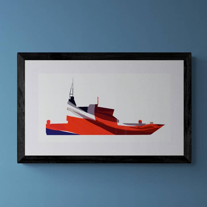 Archer Class (P2000) Union Flag Print for wholesale by Gillian Jones Designs