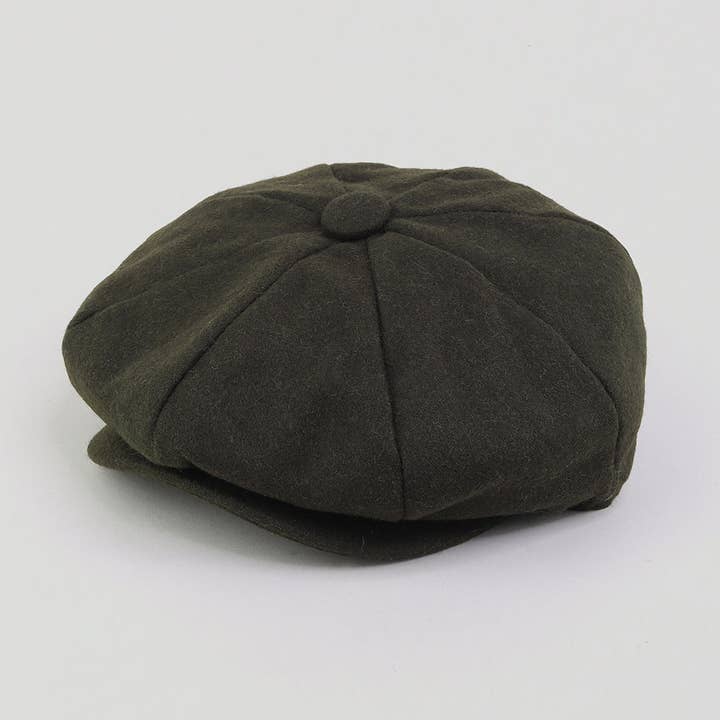 Sophos - Wholesale Newsboy/Schoolboy Hat - Unisex - Plain Eight Piece Cap