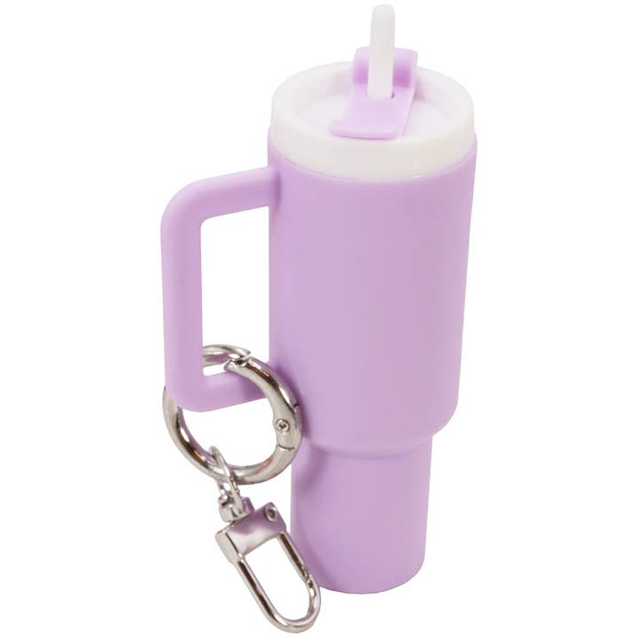 ASSORTED Colorful Mini Matte Tumbler Cup Key Chain for wholesale on Faire3