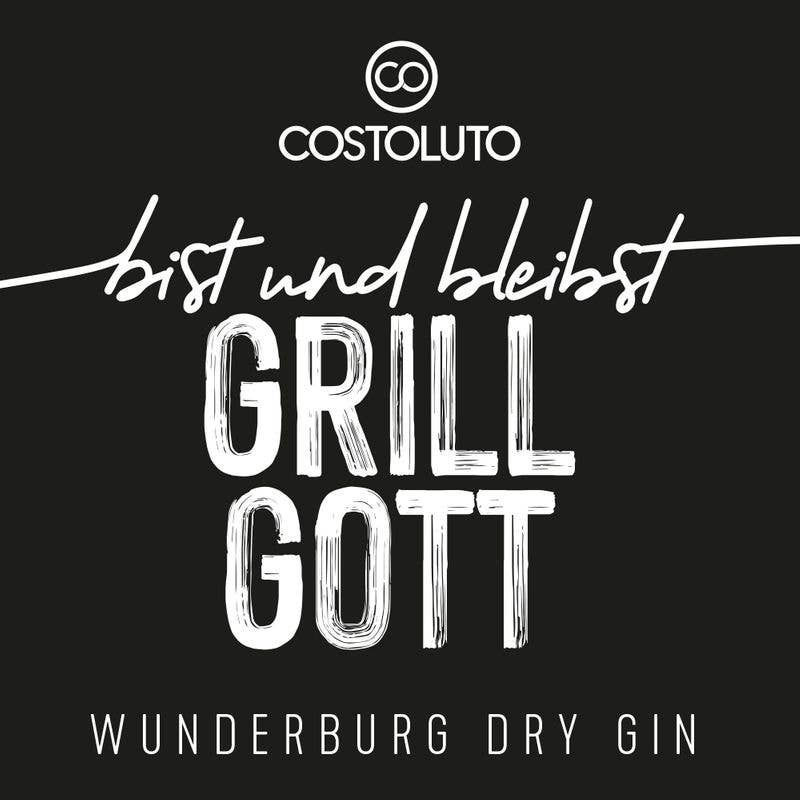 COSTOLUTO - Wholesale Gin - Wunderburg Dry Gin / you are and remain GRILLGOT / PU 3 bottles.1