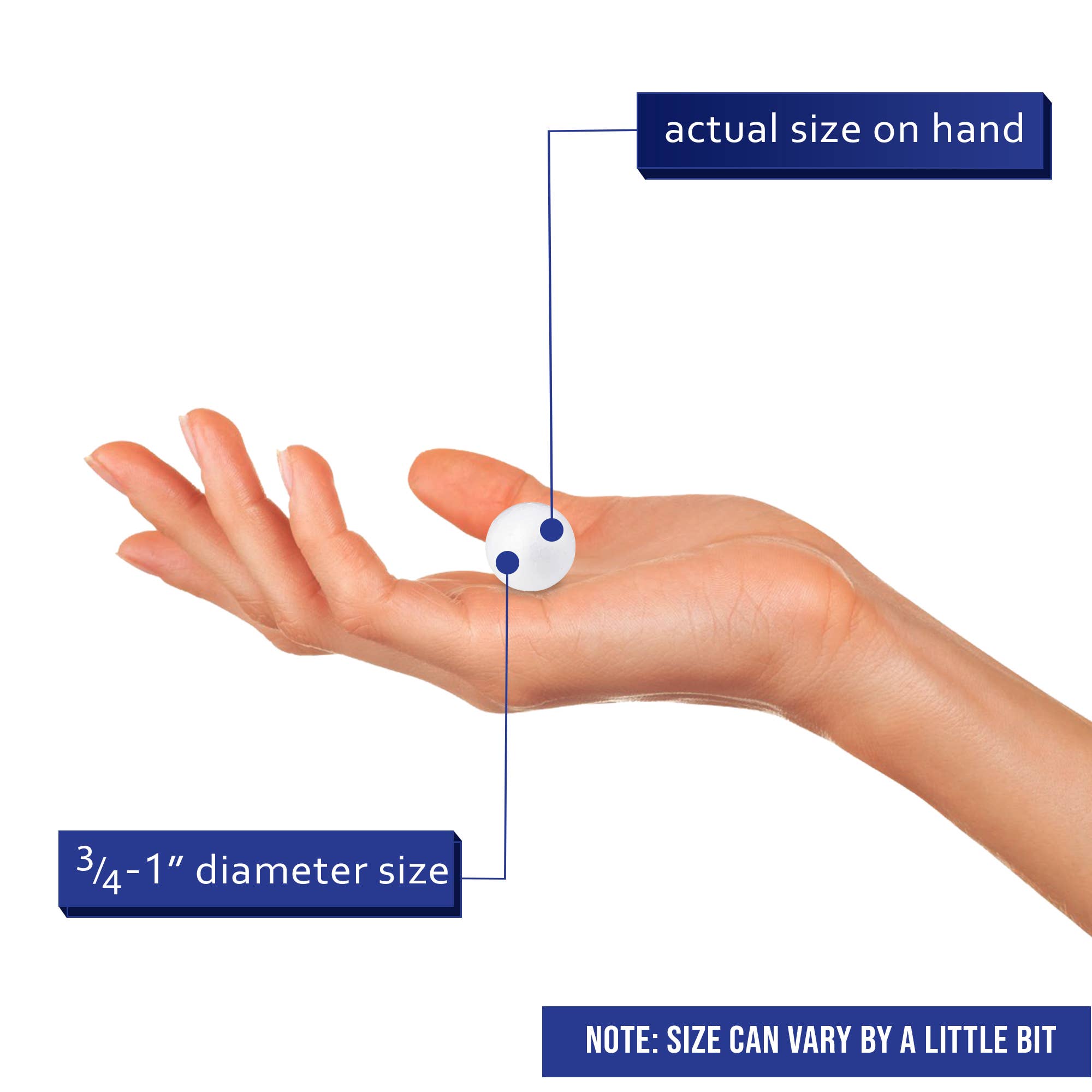 MT Products - Wholesale Craft Supplies - MT Products Round Polystyrene Foam Balls for Arts & Crafts3