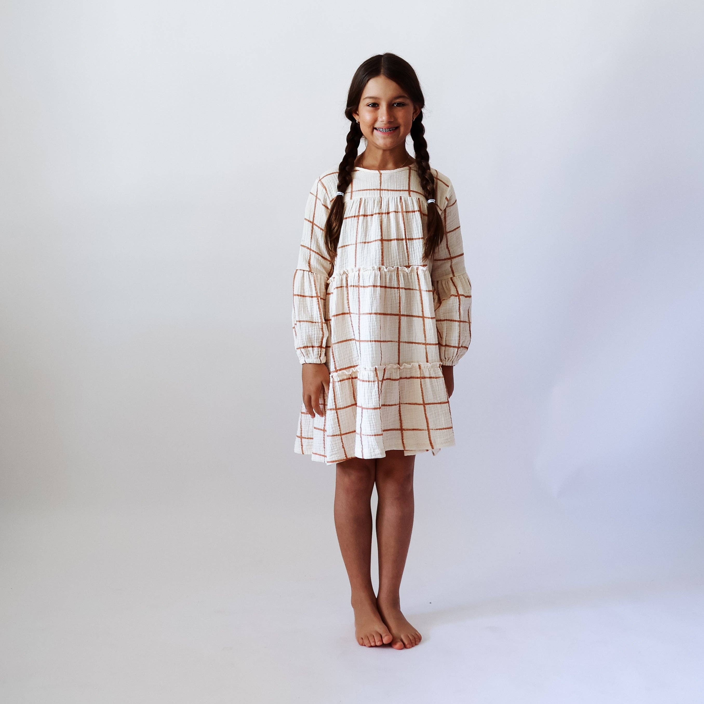 Minimalist Folk Co. - Wholesale Dress – Kids - CLEMENTINE DRESS | FALL LINES | GIRLS1