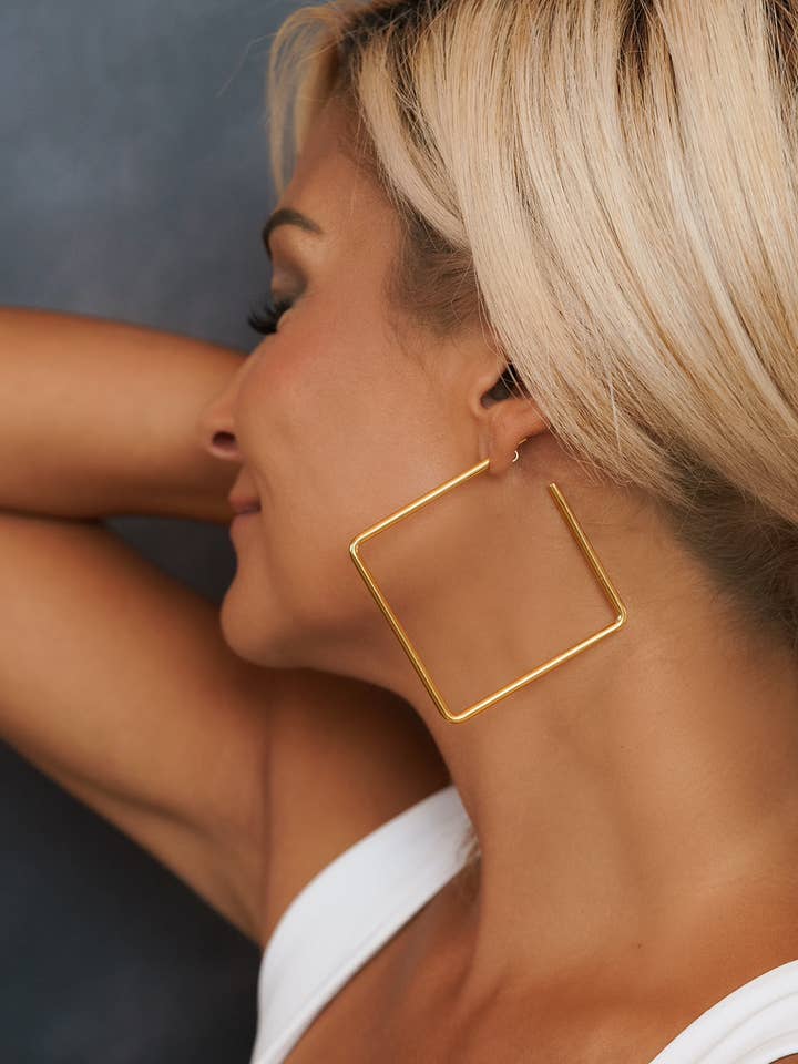 Donna Hoops for wholesale by House of Moda Jewelry