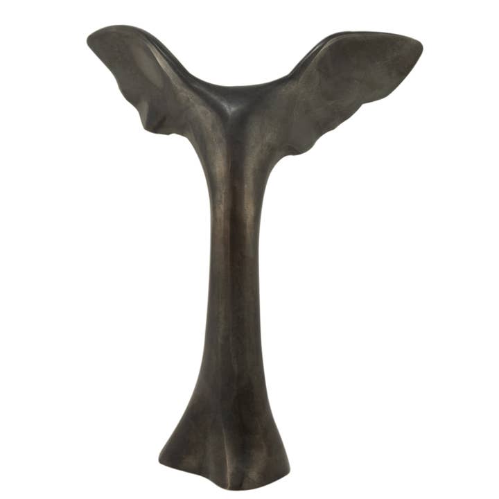 Scultura «Winged Goddess Nike», ottone massiccio ossidato per la vendita all'ingrosso da parte di ARTIA LTD