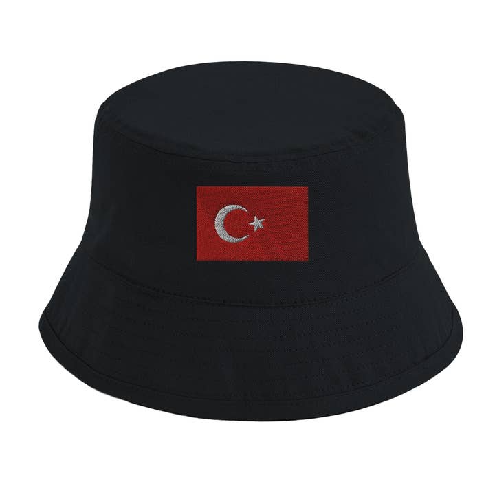 Pixelforma – wholesale Bucket Hat - Unisex – Turkisk flagga Bob hatt