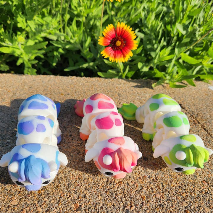 Altered Matter - Wholesale Fidget Toy - Kids - Cow Pals- Chunky Articulated Fidget