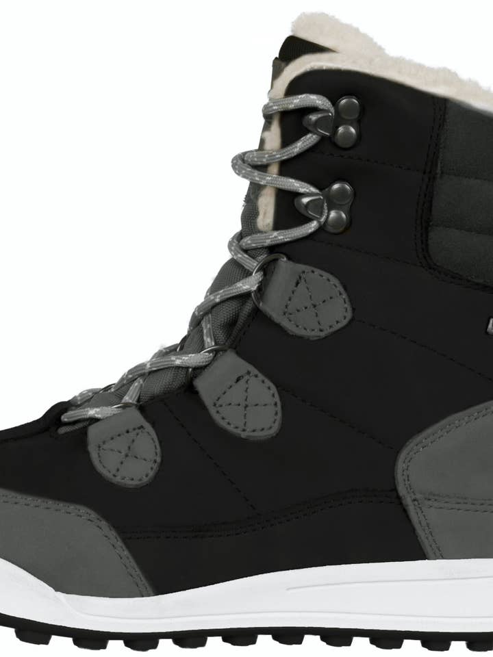 GUGGEN MOUNTAIN B-Ware HPC57 Stivali da donna in pelliccia foderati con vera lana d'agnello stivali invernali impermeabili per la vendita all'ingrosso da parte di GUGGEN Mountain