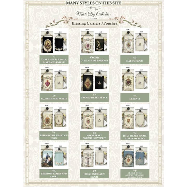 Made By Catholics - Wholesale Religious Card - CARMELITE BROWN SCAPULAR Velvet Blessing Carrier, Hd Image5