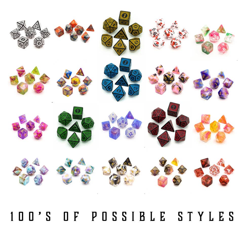 Tabletop Dominion Limited - Wholesale Dice - Mystery Dice Booster | Acrylic Set2