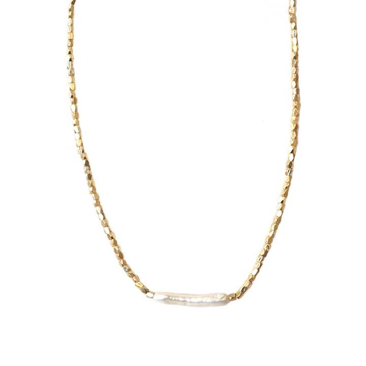 pearl bar choker for wholesale by Marlyn Schiff