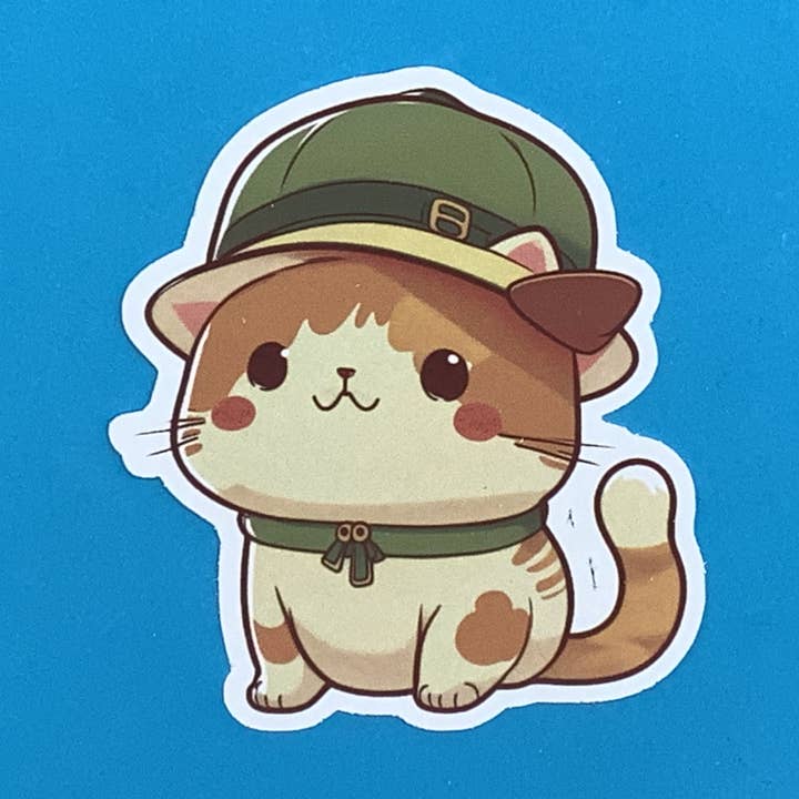 Lassie Kitty Waterproof Vinyl Sticker for wholesale by Something Personal