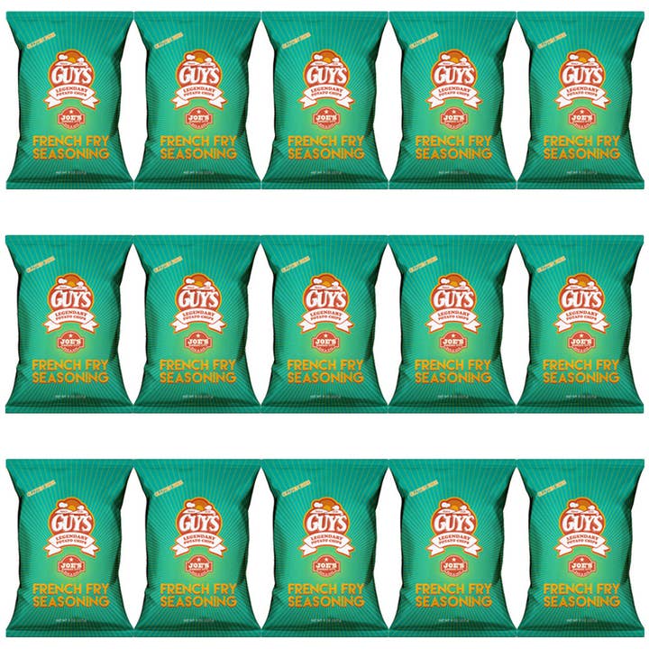 Guy's Snacks - Wholesale Chips - JOE'S KC FRENCH FRY SEASONING POTATO CHIPS - Full Case (15 - 8oz Bags)