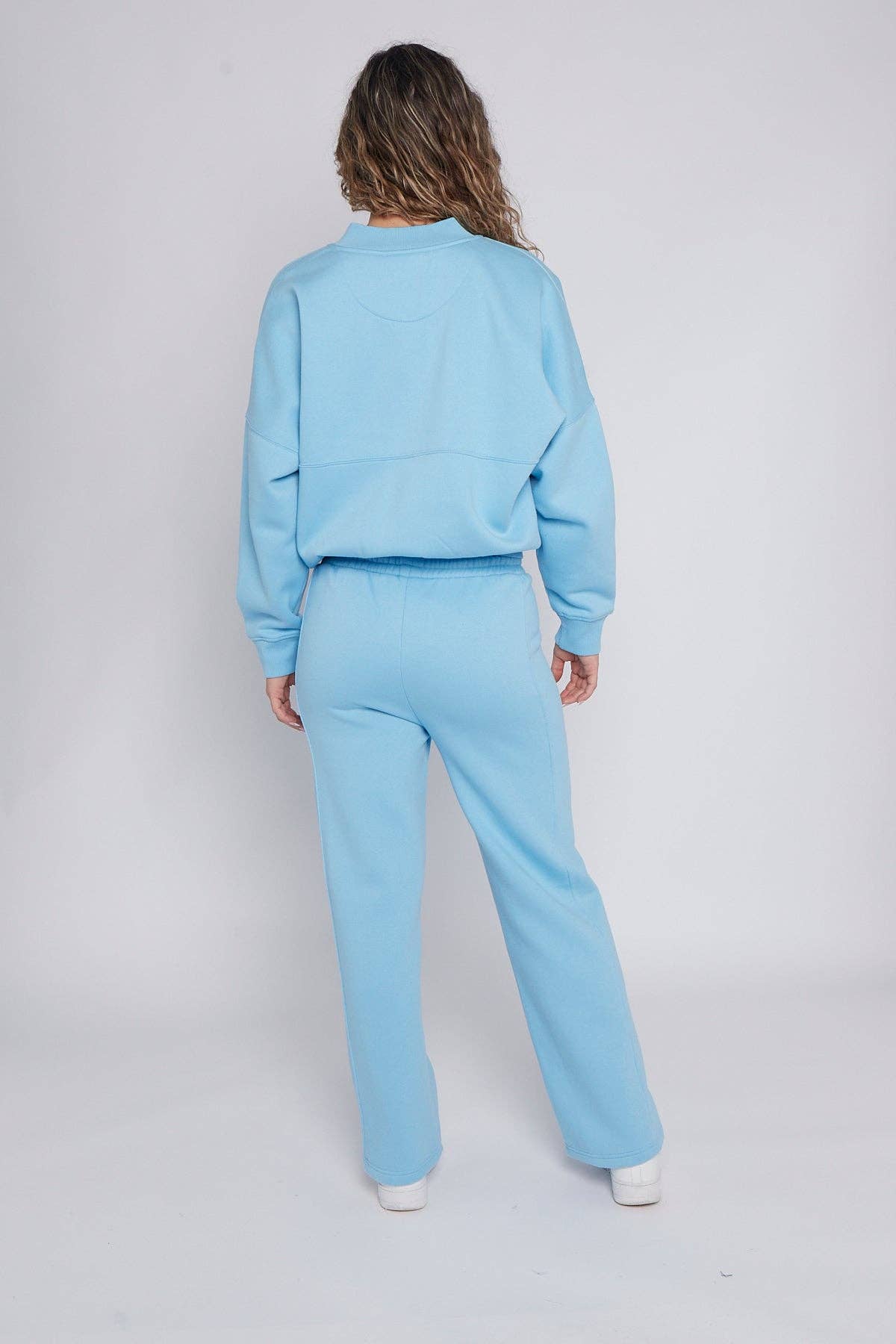 AX Labels - Wholesale Top & Pant Set (NOT Loungewear) - Women's - Oversized Bomber Style Fleece Zipper Co-ord16
