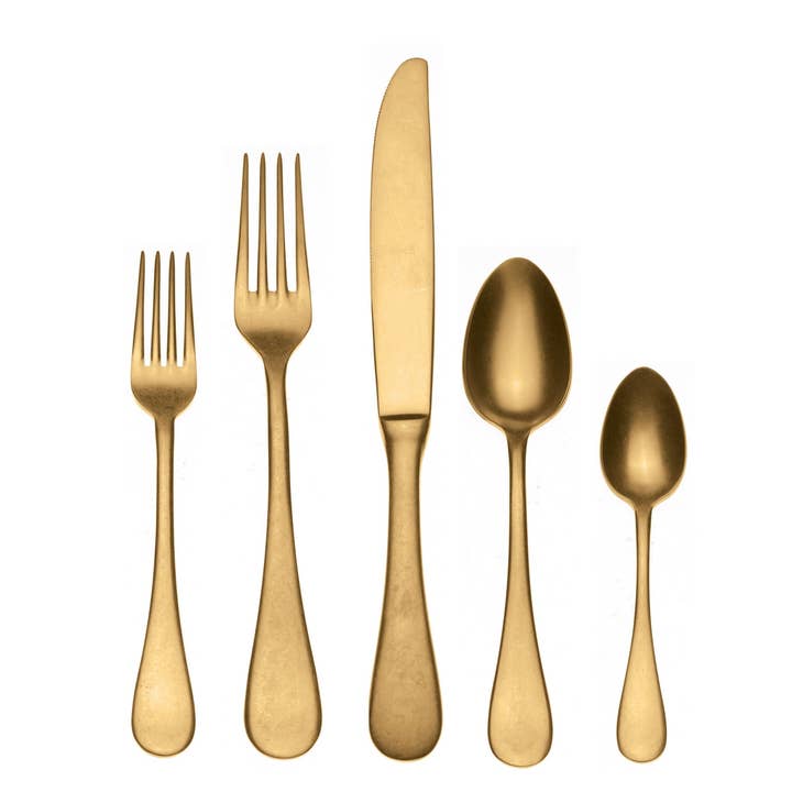 5 pièces Set de Place Vintage Oro pour la vente par Mepra USA INC