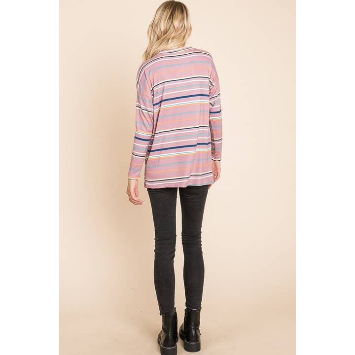 Haut à manches longues rayé pour la vente par Reborn J