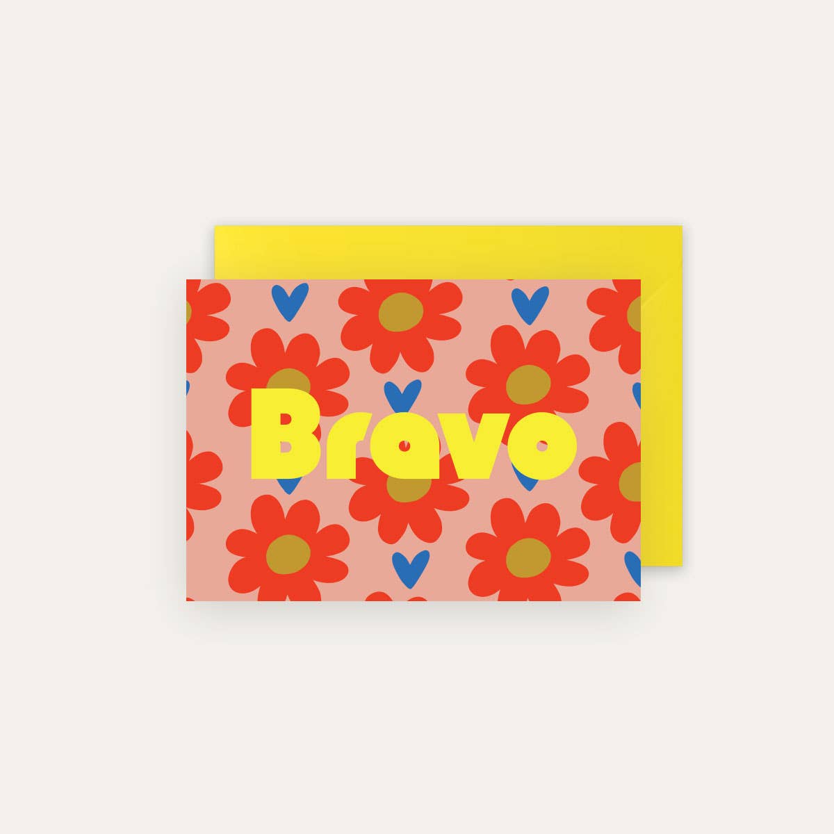 Mariisoré - Wholesale Everyday Greeting Card - BRAVO Yellow Card
