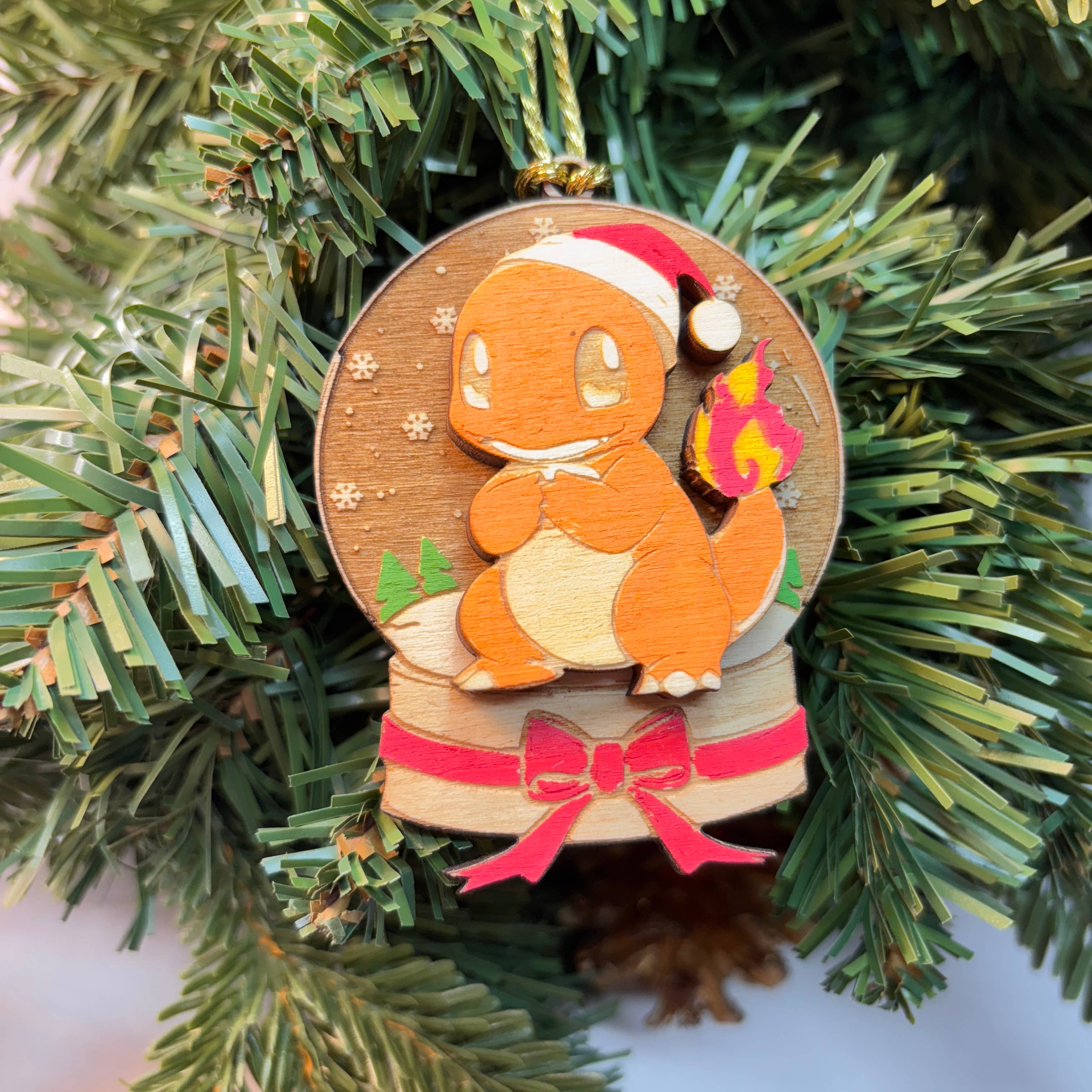 Studio Rima - Wholesale Ornament Set - Pokémon Christmas Ornaments - 30pcs - Wooden Ornaments7