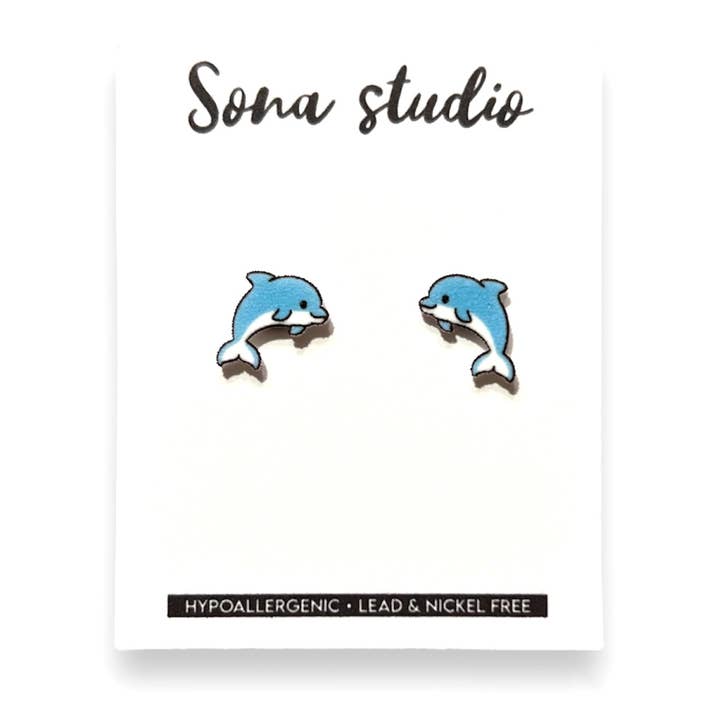 Dolphin oorbellen voor wholesale door Sona Studio