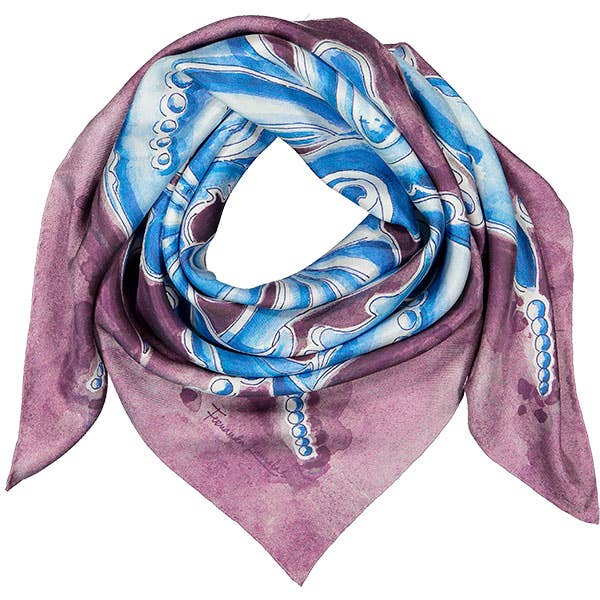 Foulard en soie naturelle collection « Palácio da Ajuda » pour la vente par Fernanda Lamelas