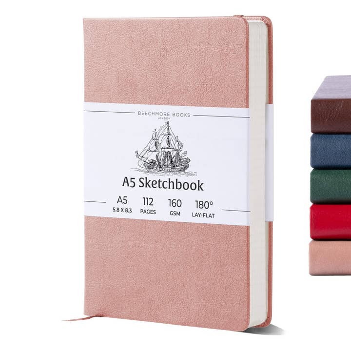 A5 Sketchbook - Rose Wood for wholesale by Beechmore Books