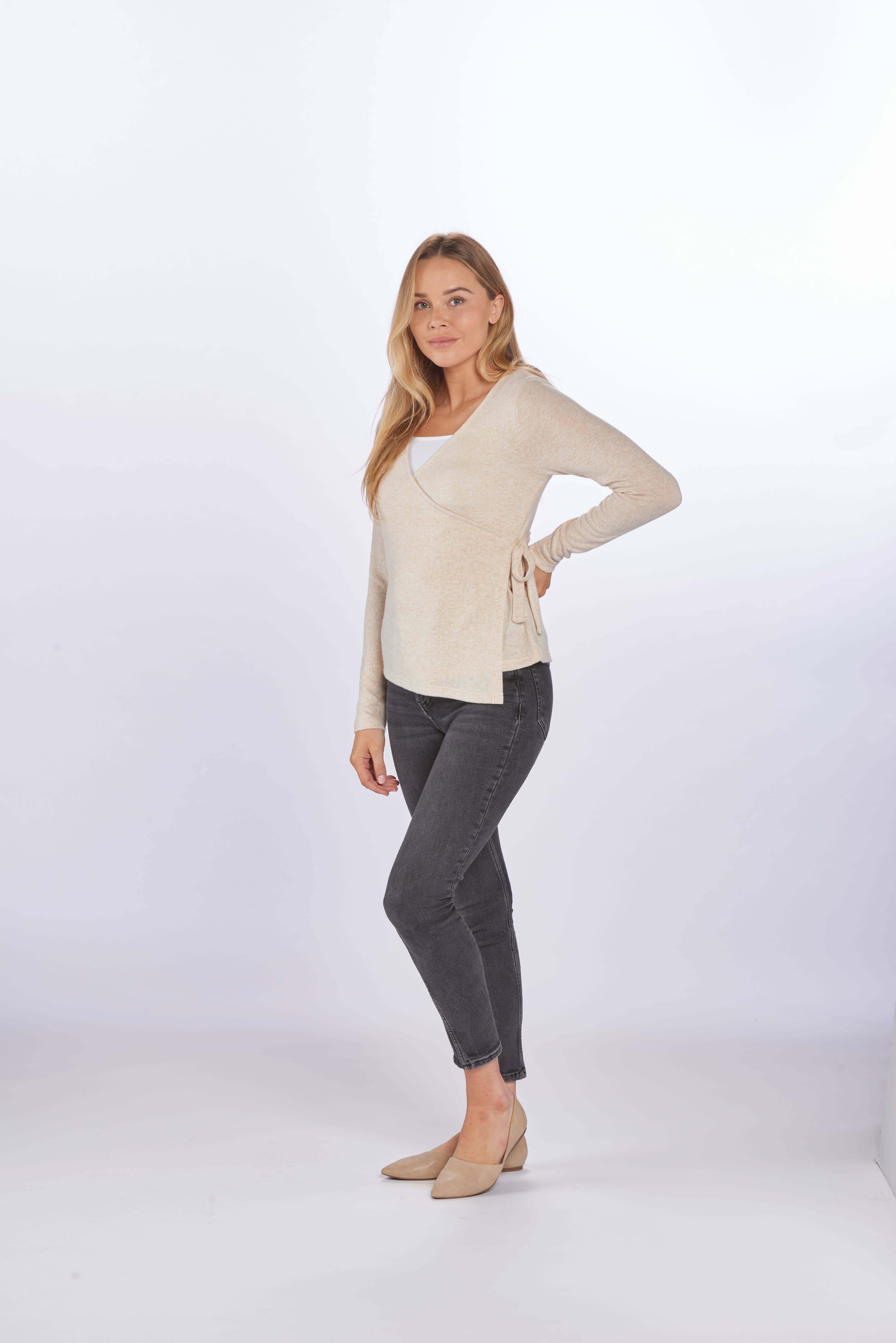 Boxercraft - Vente Haut en maille – femme - Haut cache-cœur Cudddle3