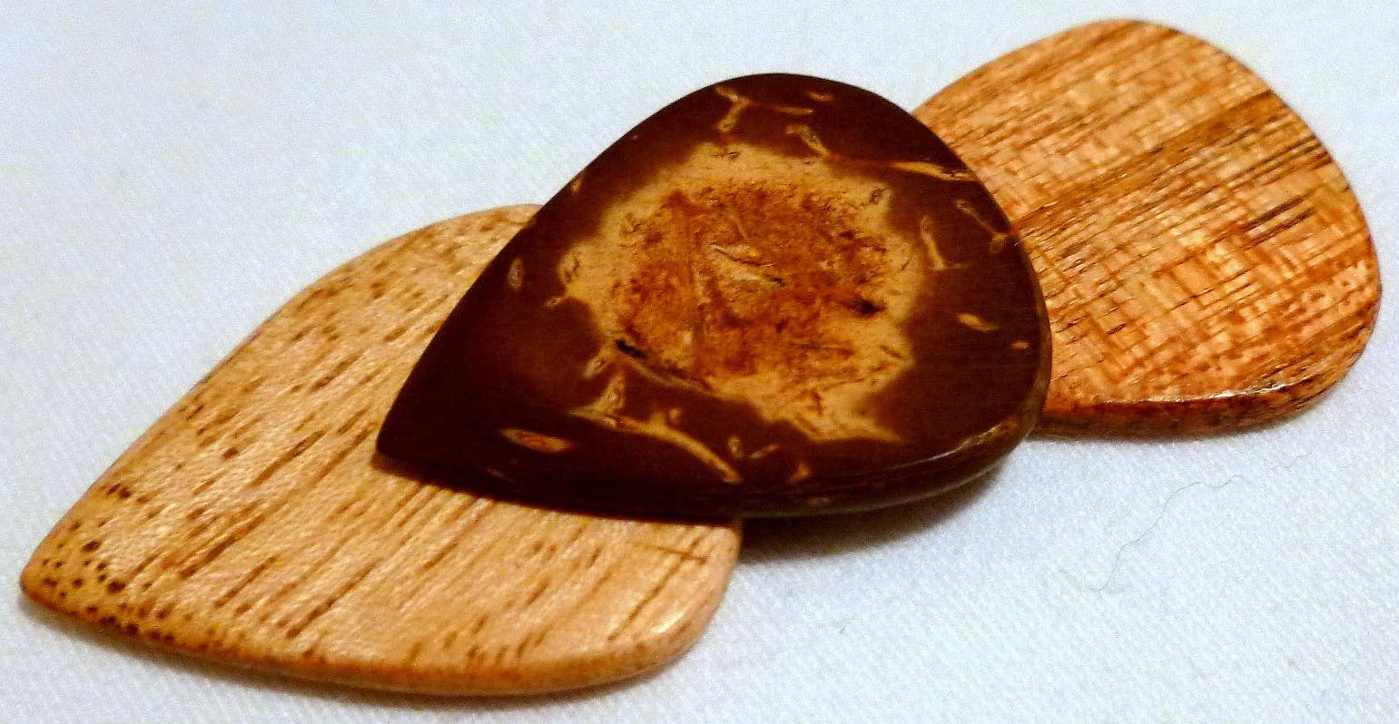 US Blues Artist Quality Guitar Picks - Wholesale Musical Instrument - JazzWood Trillogy Ukulele (Pack of 3 Picks)1