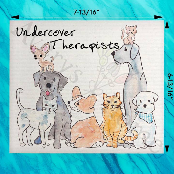 Chiffon suédois pour thérapeute pour animaux de compagnie – Cadeau amusant pour les amoureux des animaux pour la vente par Avery's Home