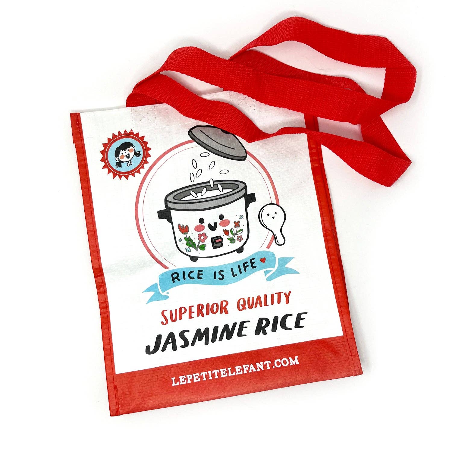 Le Petit Elefant - Wholesale Grocery/Shopping Bag - Rice All Day Everyday Shopping Bag4