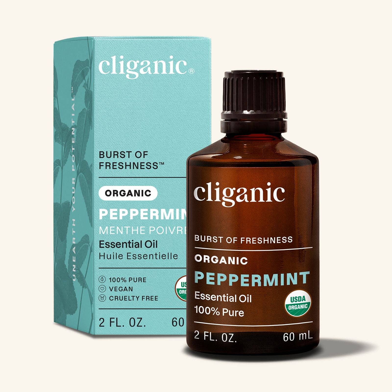 Cliganic - Wholesale Essential Oil - Organic Peppermint Essential Oil10