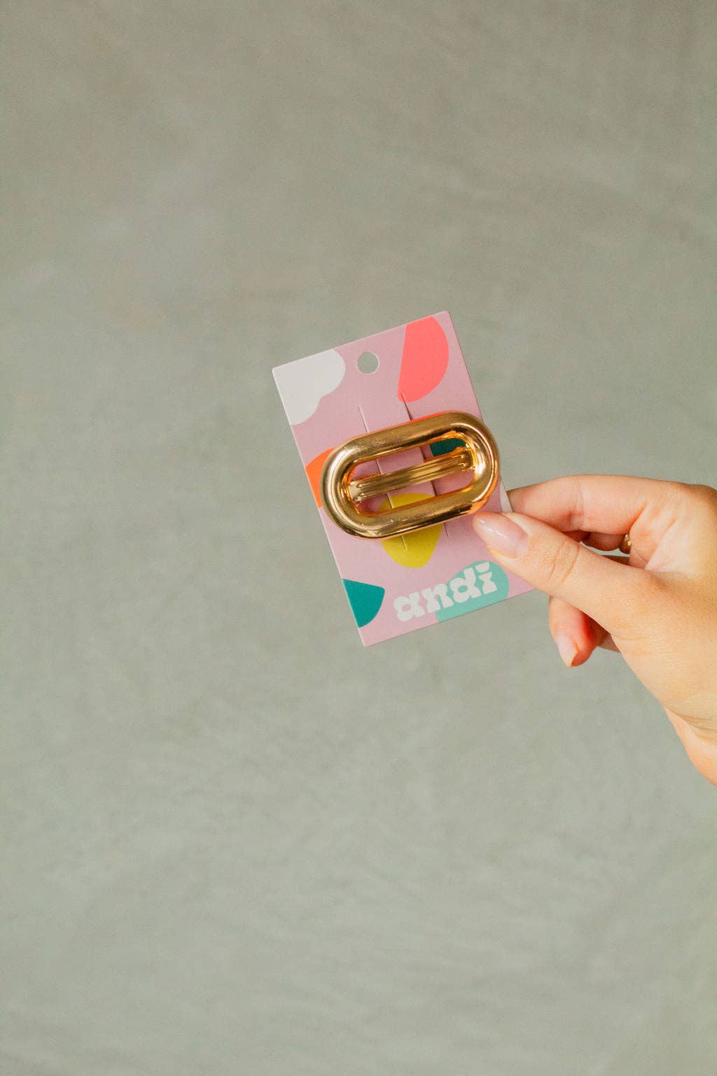 Shop Andi - Wholesale Barrette - Women's - Metal Oval Barrette6