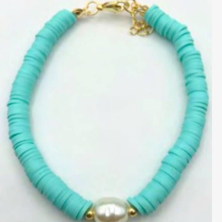 Nai Gifts - Wholesale Prayer Beads Bracelet - Pearl Heishi Bead Bracelet 5